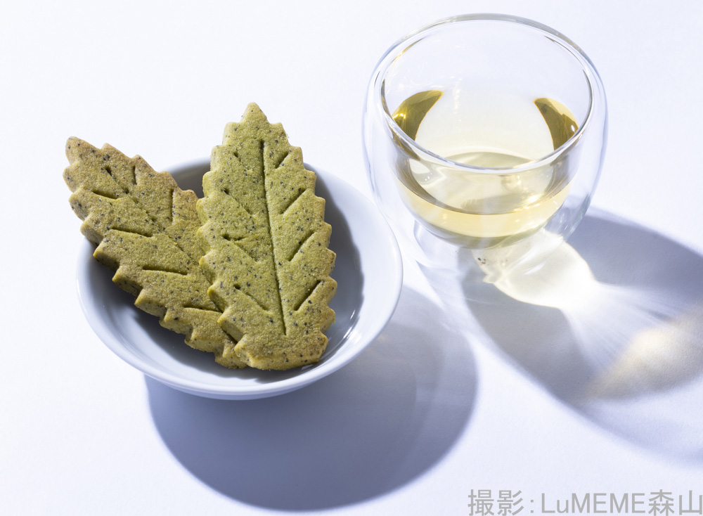 Ocha Tsubu Leaf Cookies